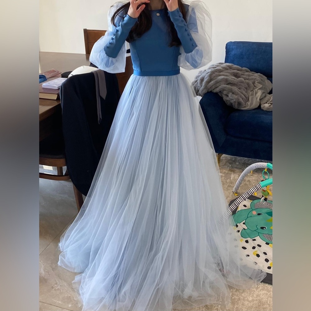 Custom made long sleeve dress